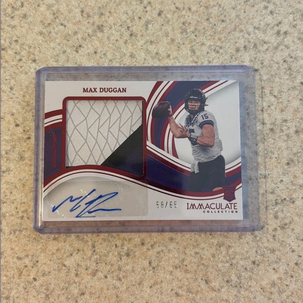 Max Duggan 4 Color RPA /65